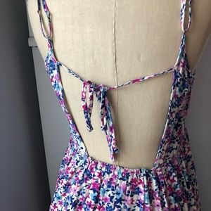 American Eagle Open Back Floral Sundress